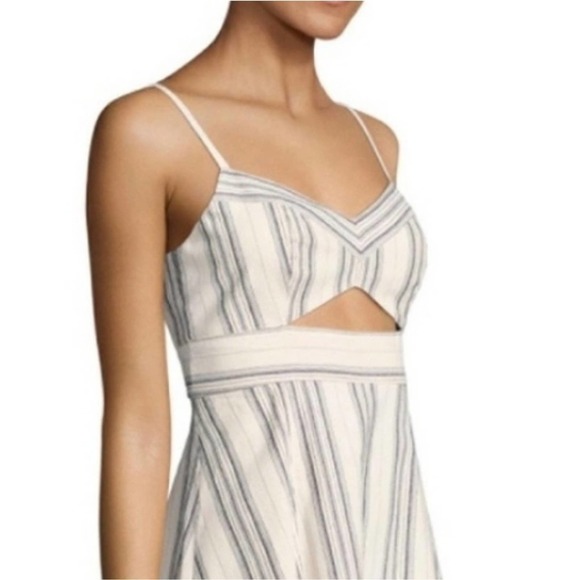 NEW! BCBGMAXAZRIA Peek A Boo Cut Out Midi Dress 12. - Picture 3 of 11